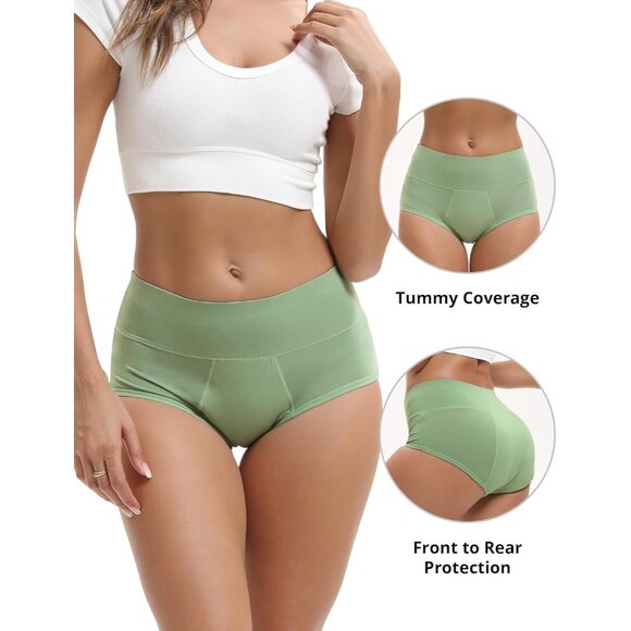 ⚡Women’s High Waist Seamless Underwear Tummy Control Full Coverage Soft Stret - Picture 2 of 6